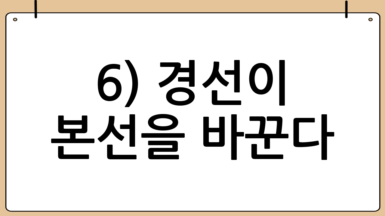 6) 경선이 본선을 바꾼다: 정책 경쟁을 끌어올리는 방법